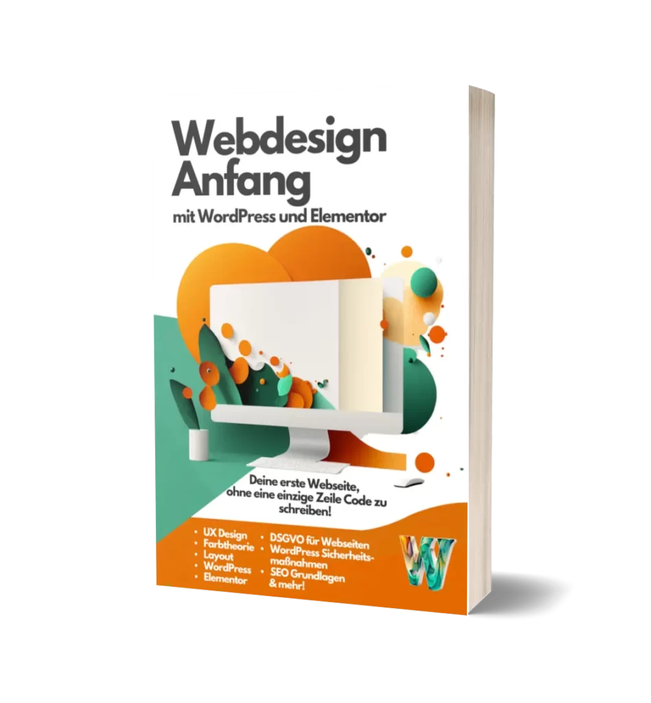 Webdesign Anfang Book Mockup